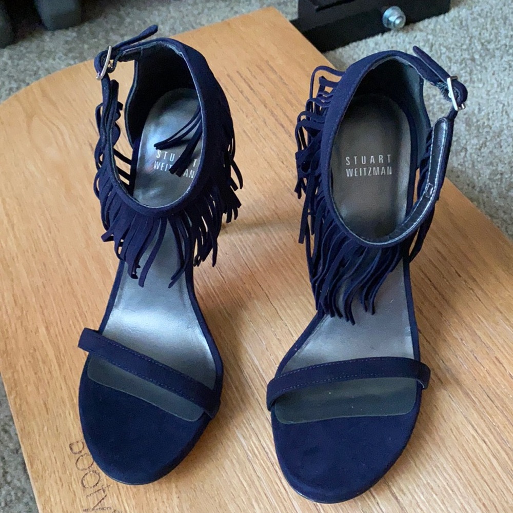 Stuart Weitzman Love fringe 7.5